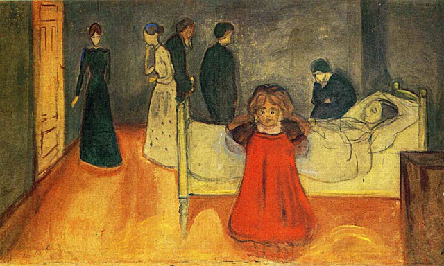 Edvard Munch - Den døde mor og barnet