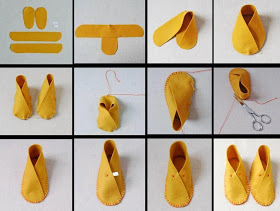 Sapatinho de bebê passo a passo: Moldes e Medidas - Ver e Fazer