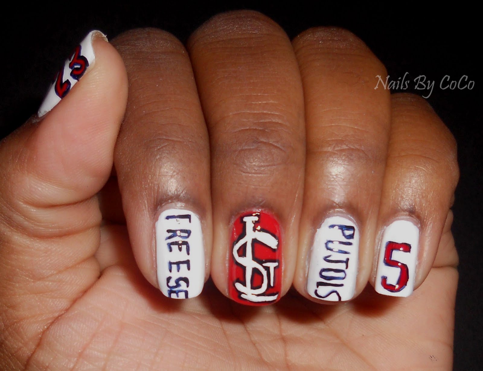 Nails By CoCo: St.Louis Cardinals nails