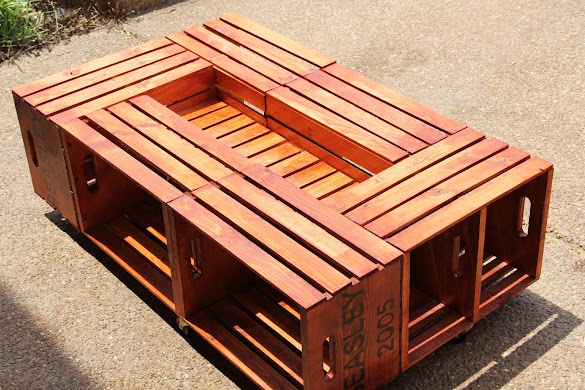 Coffee Table Out Of Crates - Amazon.com: ioHOMES Trenton Crate Coffee Table, Vintage ... : You can find simple instructions and tutorials to turn crates into furniture, such as bookcases, tables and benches, or storage solutions, like toy boxes and stools.