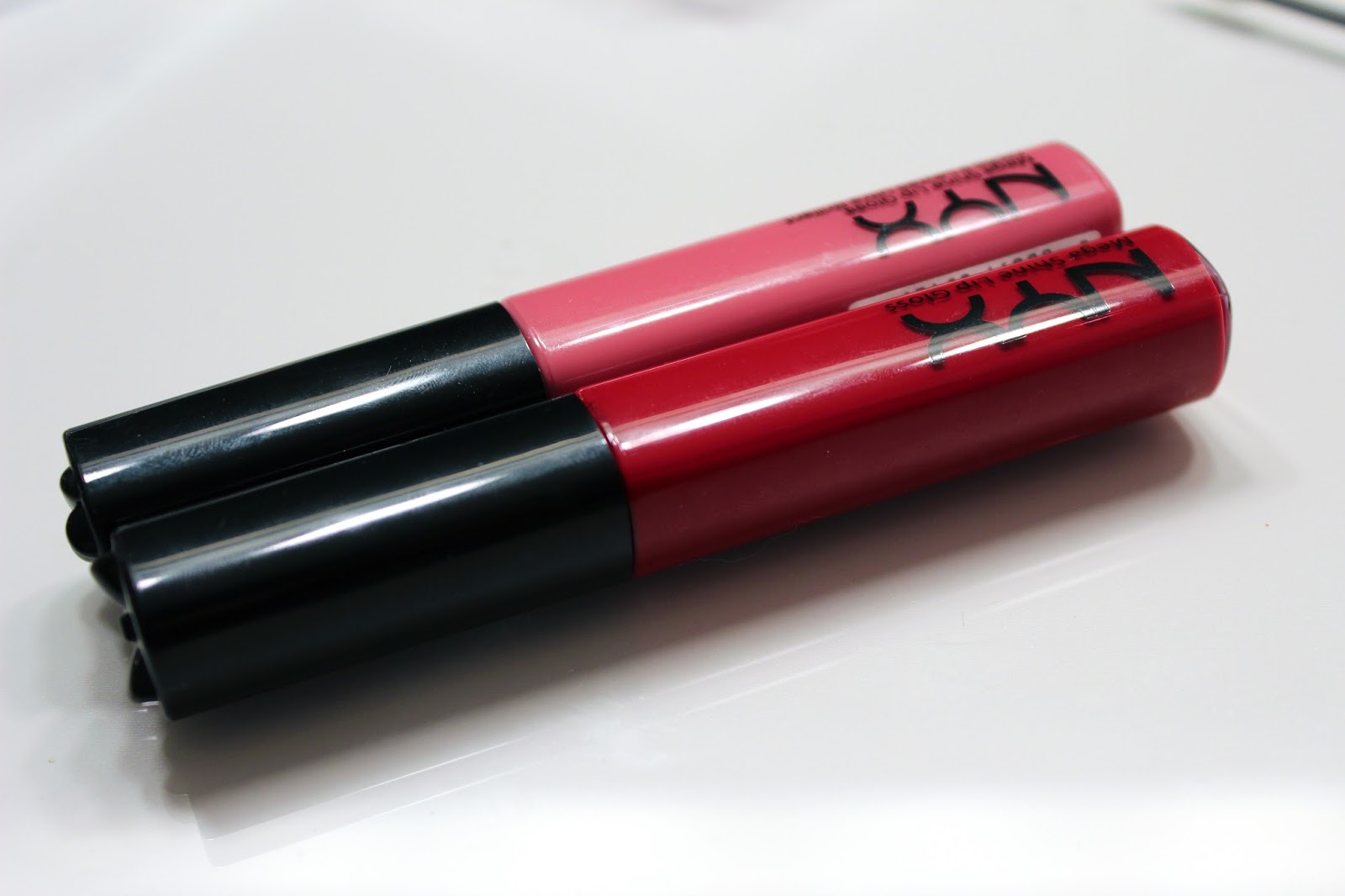 Luhivy's favorite things NYX Mega Shine Lip gloss Review and Lip Swatches