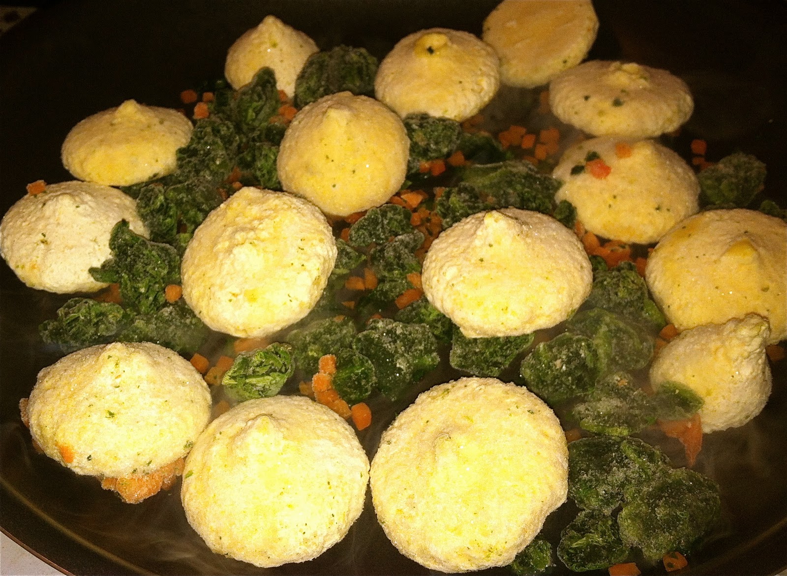 Trader Joe's Prose (and cons) Creamy Polenta with Spinach and Carrots