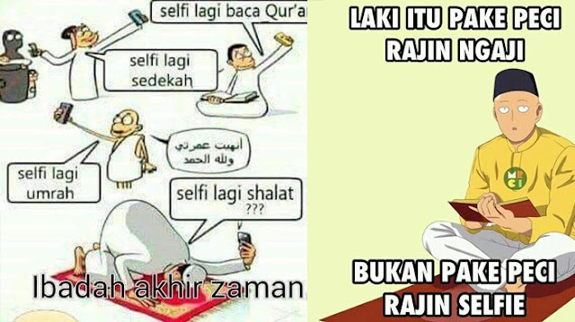 Fenomena Ibadah Akhir Zaman: Pahala Tergerus Selfie, Narsis, Pamer