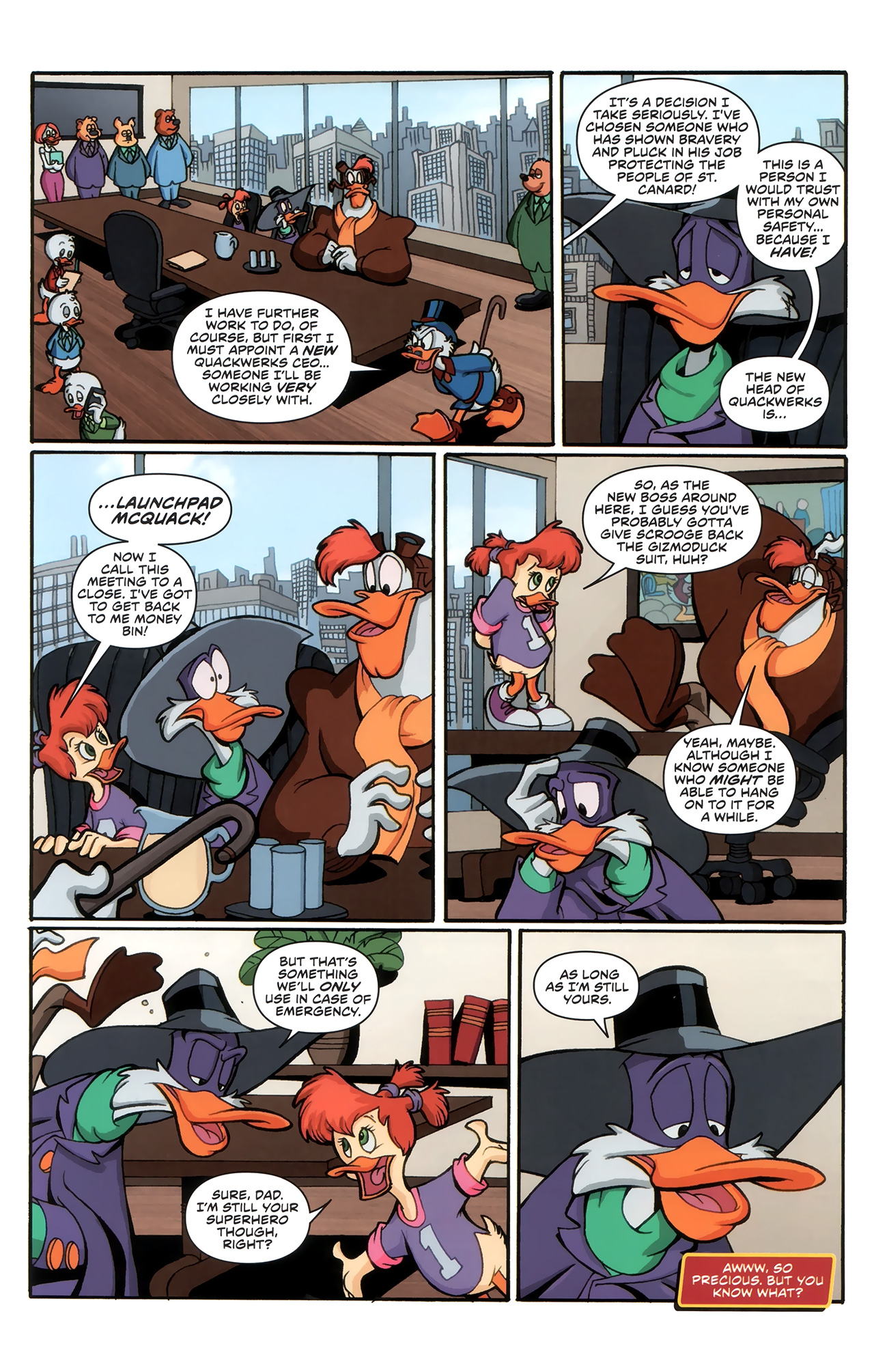 Read online Darkwing Duck comic -  Issue #4 - 23