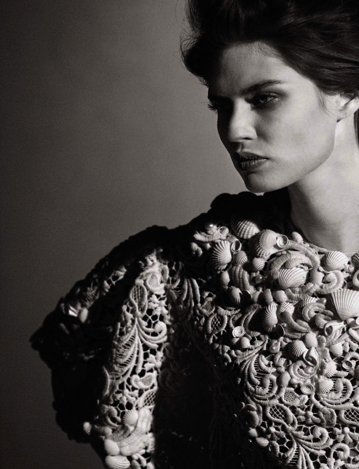 simply classy: bianca balti by peter lindbergh for vogue italia march ...