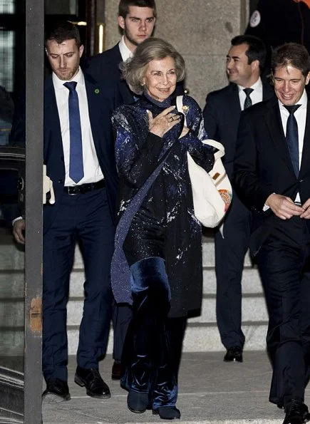 Queen Sofia of Spain and Princess Irene of Greece attended the Solidarity Concert of the Recycled Orchestra of Cateura