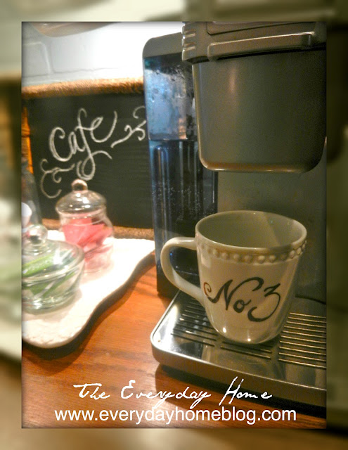 How to Create a Coffee Station at The Everyday Home / www.everydayhomeblog.com