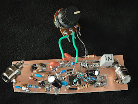 Tone and mute circuit breadboard