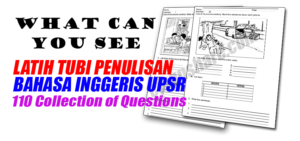 Latih Tubi Upsr 110 Writing Practice Exercises Picture Guide Cikgu Share