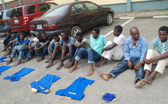 40 eiye black axe cultists arrested ogun lagos
