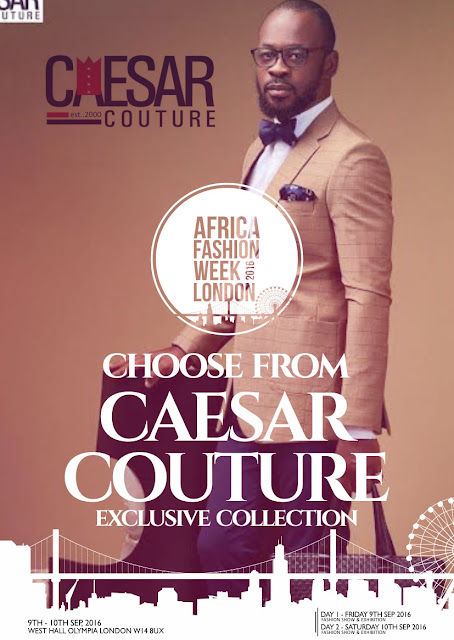 Caesar Couture to showcase at Africa Fashion Week London 2016