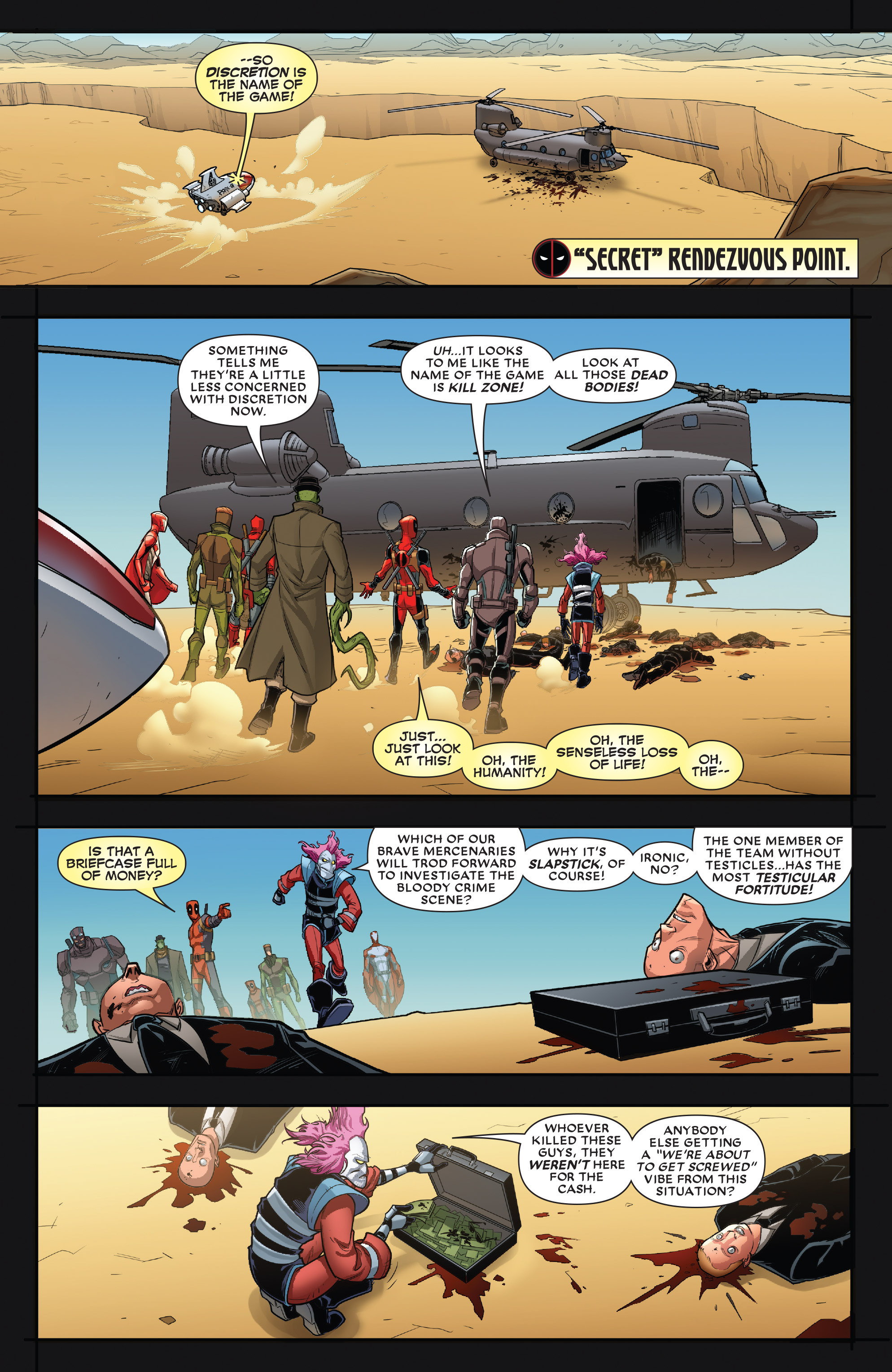 Read online Deadpool & the Mercs For Money comic -  Issue #1 - 9