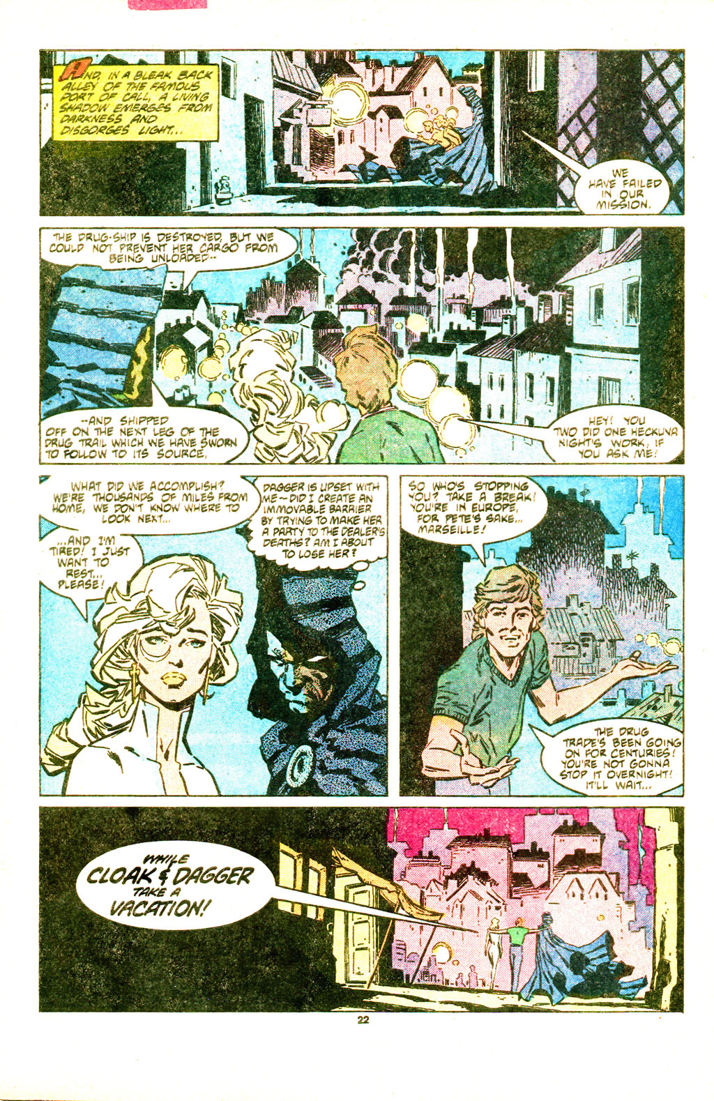 Read online Cloak and Dagger (1985) comic -  Issue #7 - 23
