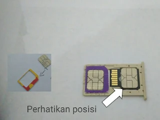 Cara memasang dual simcard dan memori card pada hp xiaomi