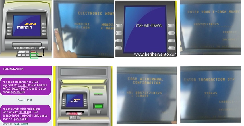Ambil Uang Tunai Tanpa Kartu Atm Bisa Pakai E Cash Ovo Gopay Atau T Cash Heri Heryanto