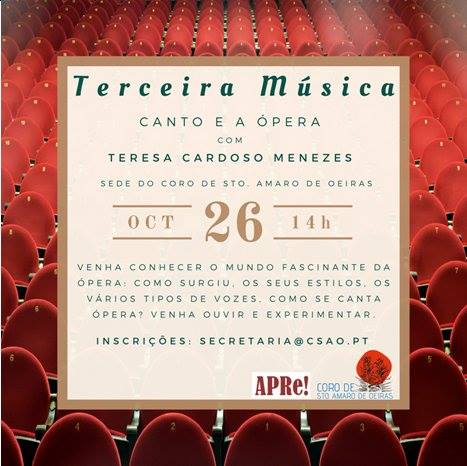 Núcleo APRe! de Oeiras e o Coro de Santo Amaro de Oeiras, desenvolvem actividade musical