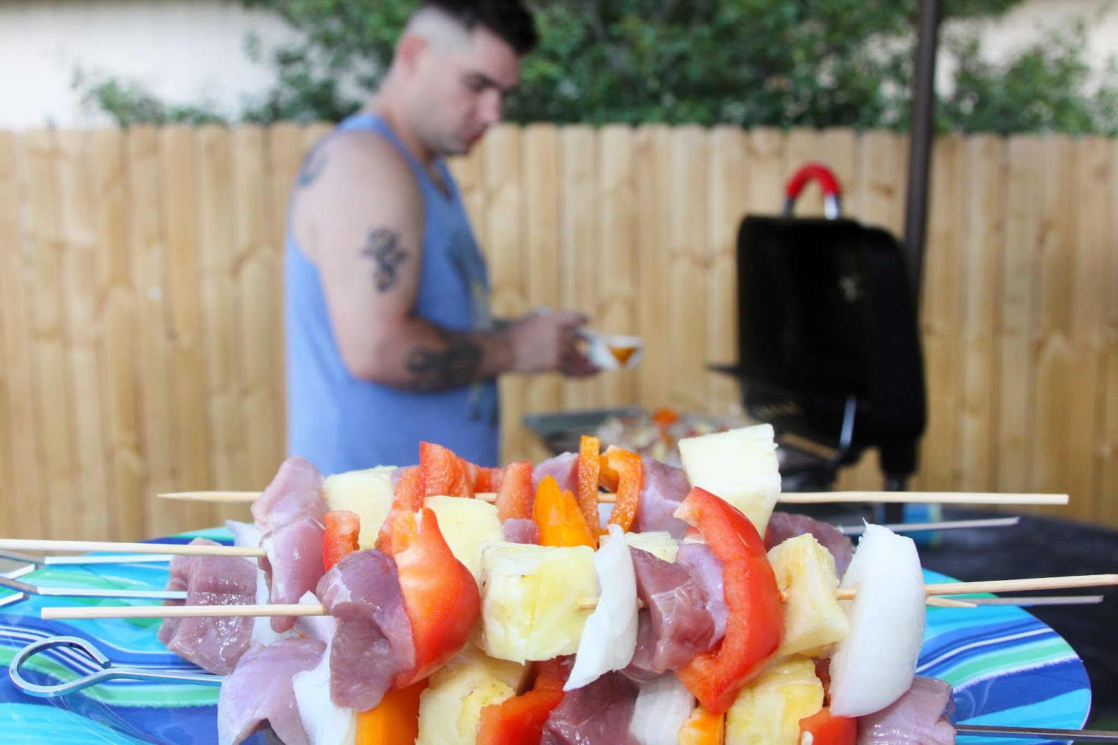 For the Love of Food Grilled Teriyaki Duck Kabobs CookoutWeek