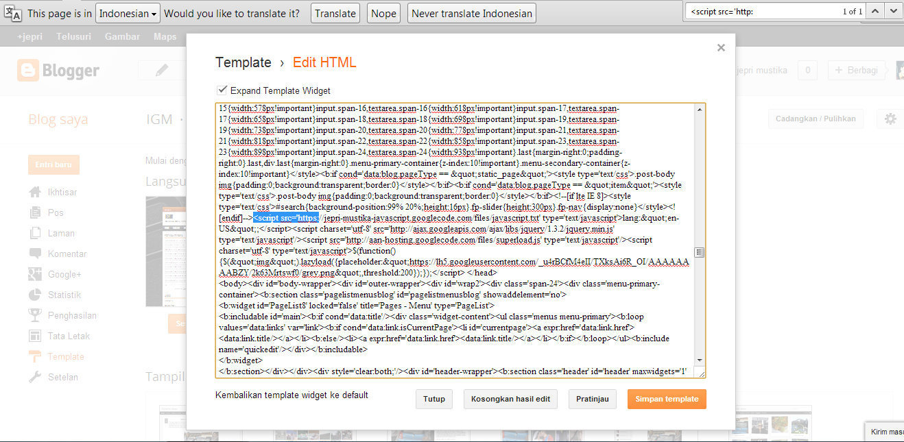 Span width. Mempercepat loading blog dengan. JAVASCRIPT lang ru.