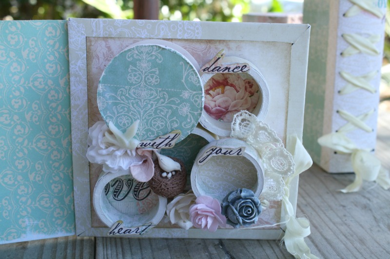 Msliberty Creations: Shabby Chic Book Stack for TPBP