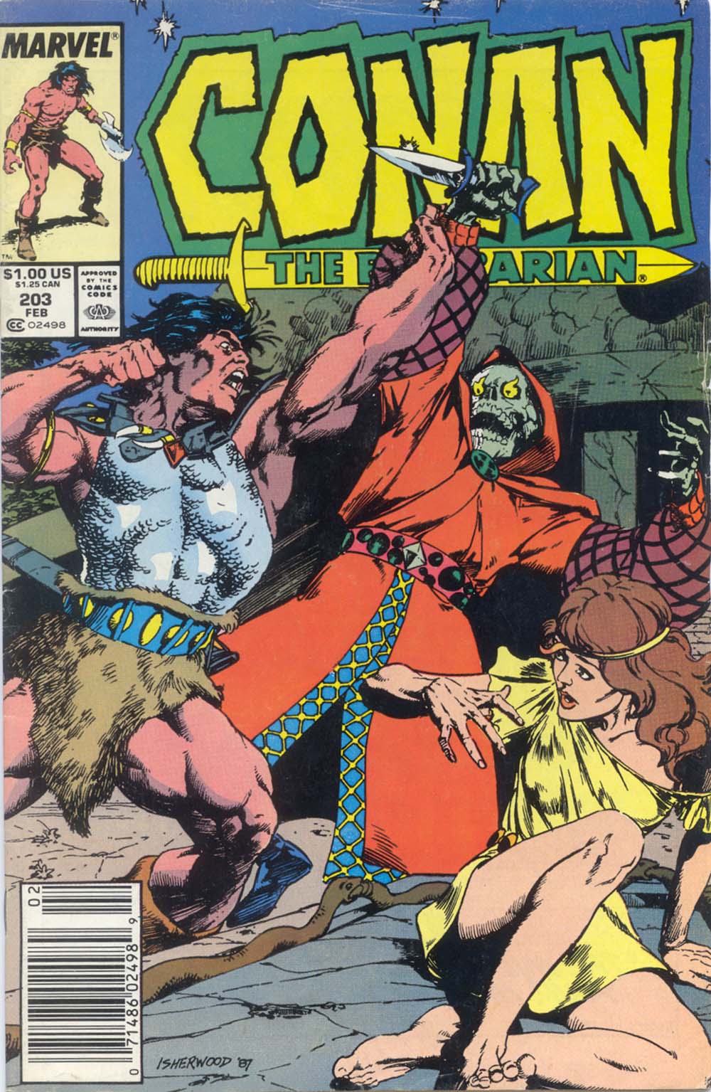 Read online Conan the Barbarian (1970) comic -  Issue #203 - 1