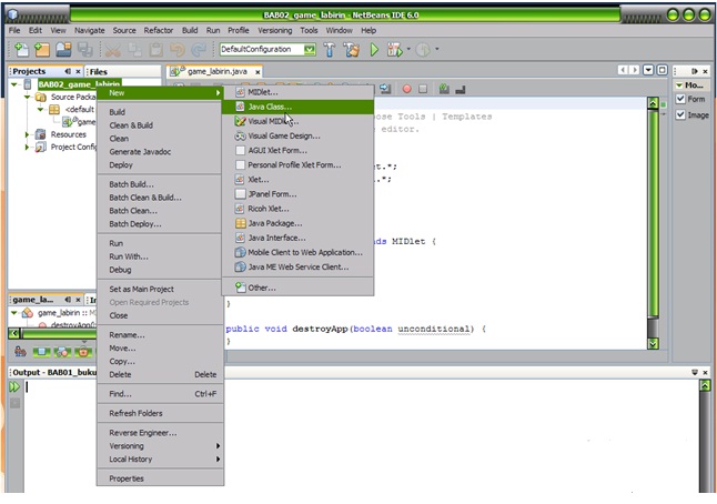 Karyaku: Pembuatan Permainan Labirin 2D Pada Telpon Gengam