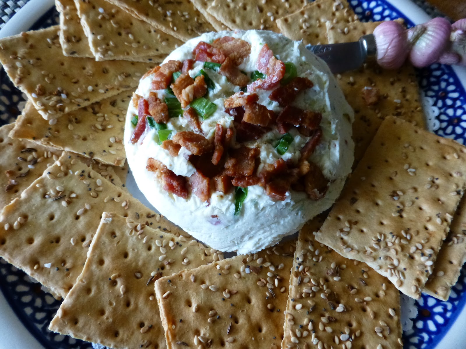 Thyme In Grammy's Kitchen Cheese Ball with Bacon and Horseradish