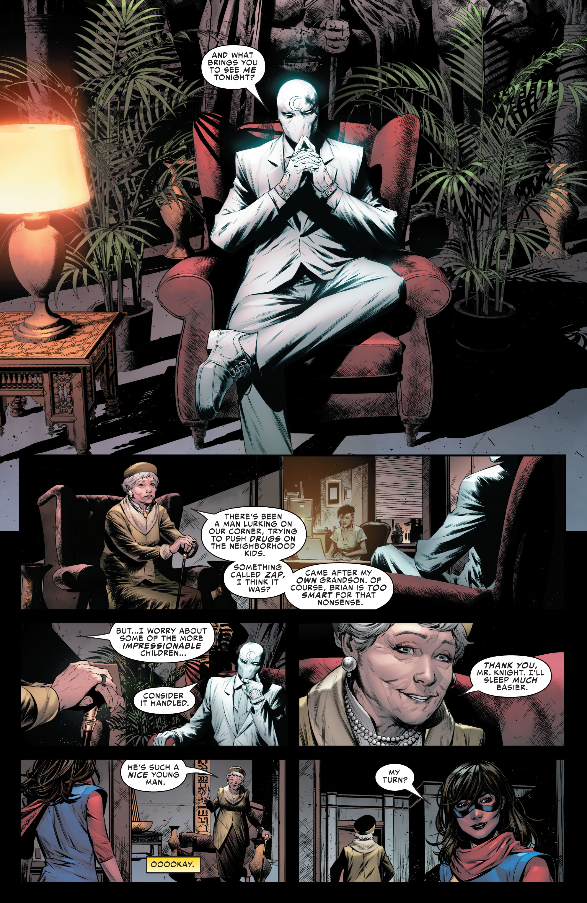 Read online Ms. Marvel & Moon Knight comic -  Issue #1 - 6