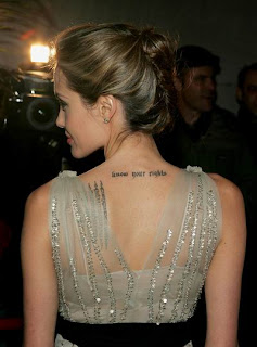 Angelina Jolie Tattoos, Tattooing