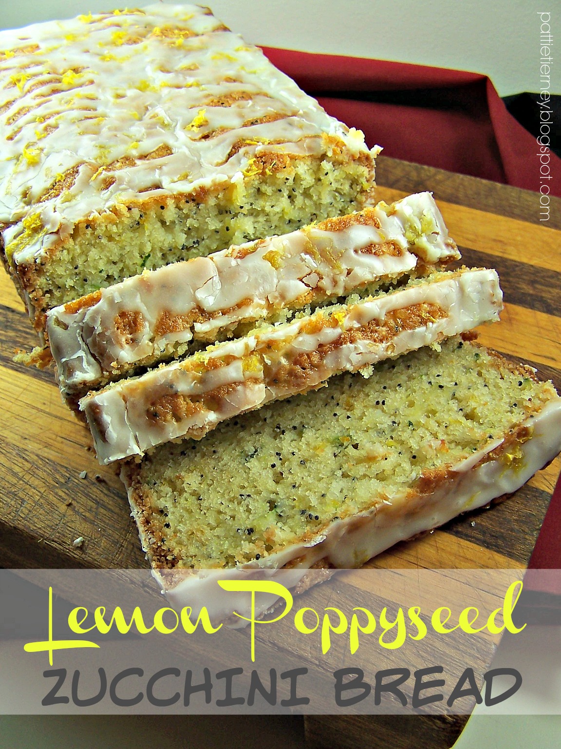 OllaPodrida Lemon Poppy Seed Zucchini Bread