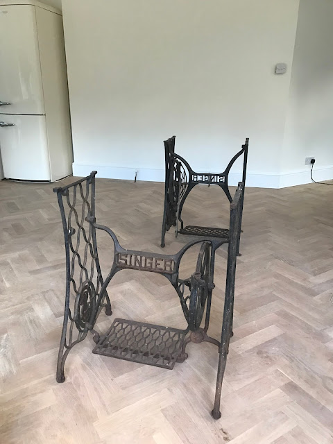 Makeover A Dining Table Made From Scaffold Boards Roses And