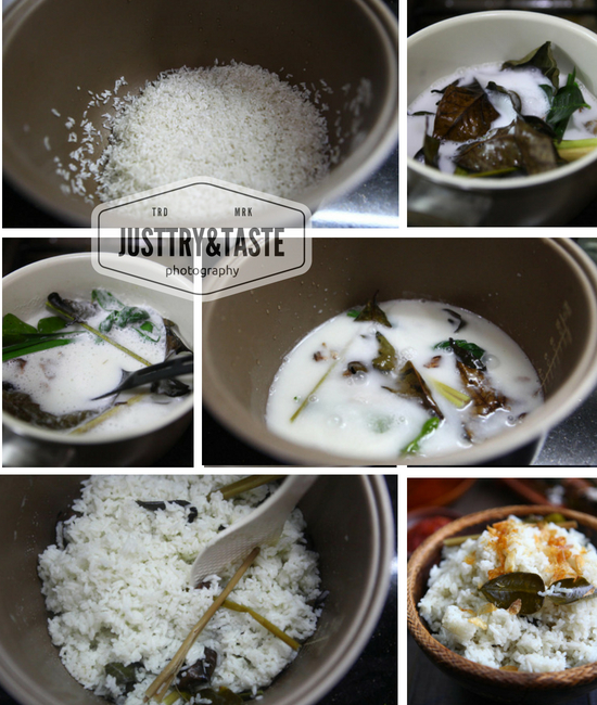 Resep nasi uduk magic com