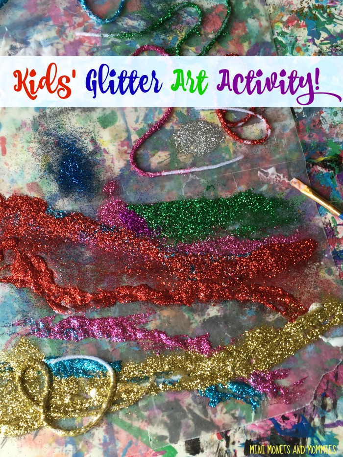 Mini and Mommies KidMade Art Material Glitter Glue Yarn