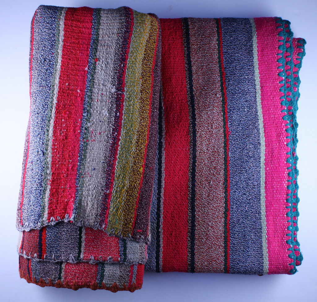 Loopy Mango: Handwoven Bolivian blankets&ndash;one of a kind.