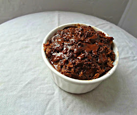 Dark Chocolate Bread Pudding (Lightened Up)