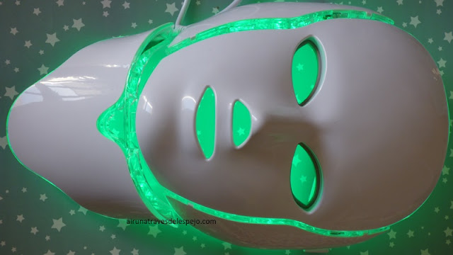 mascara led verde