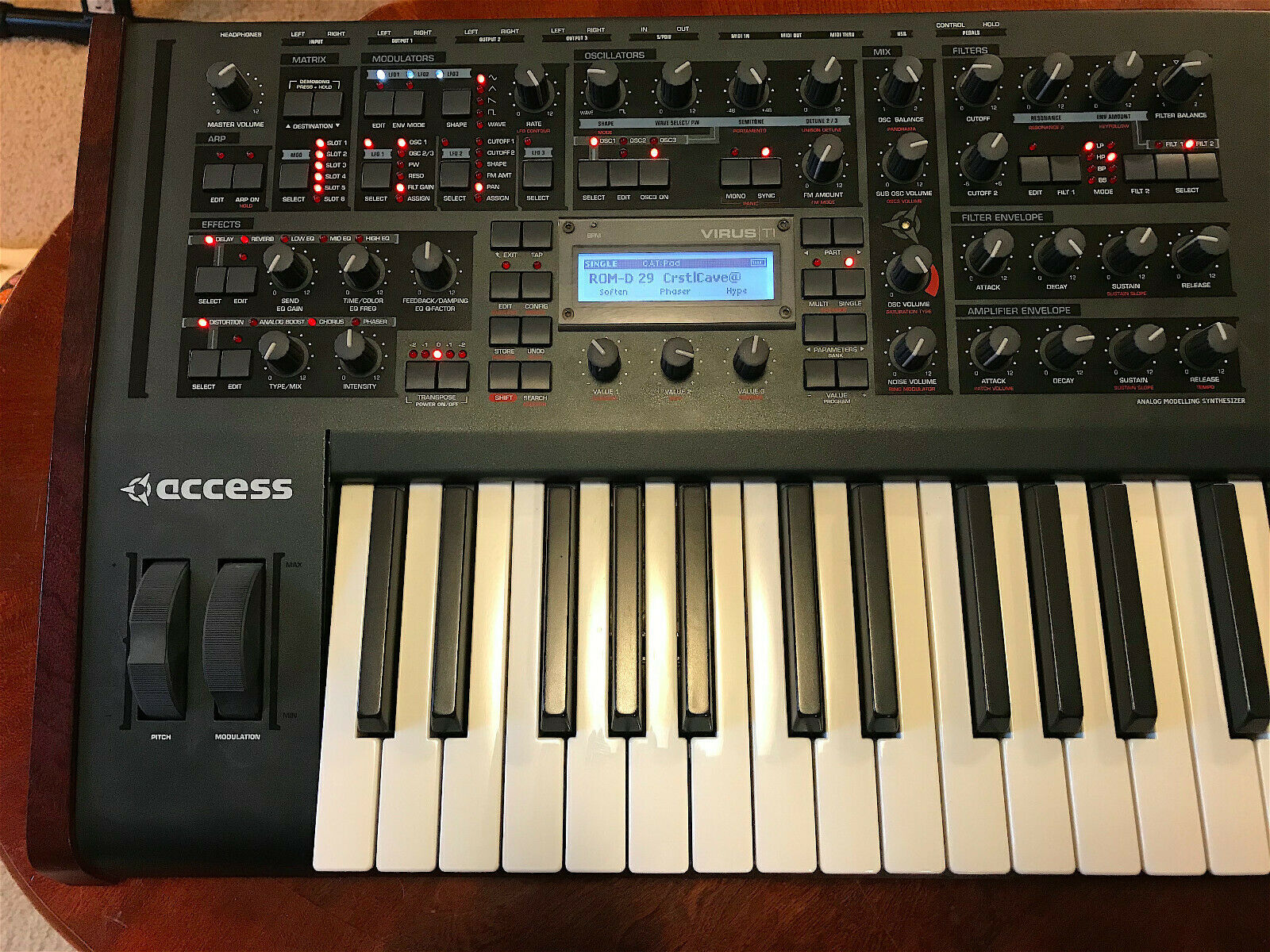 MATRIXSYNTH Access Virus TI 61 Key Synthesizer