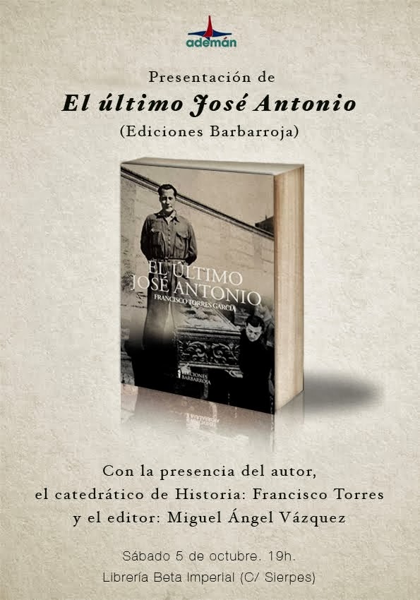 Presentación del libro "El último José Antonio" en Sevilla