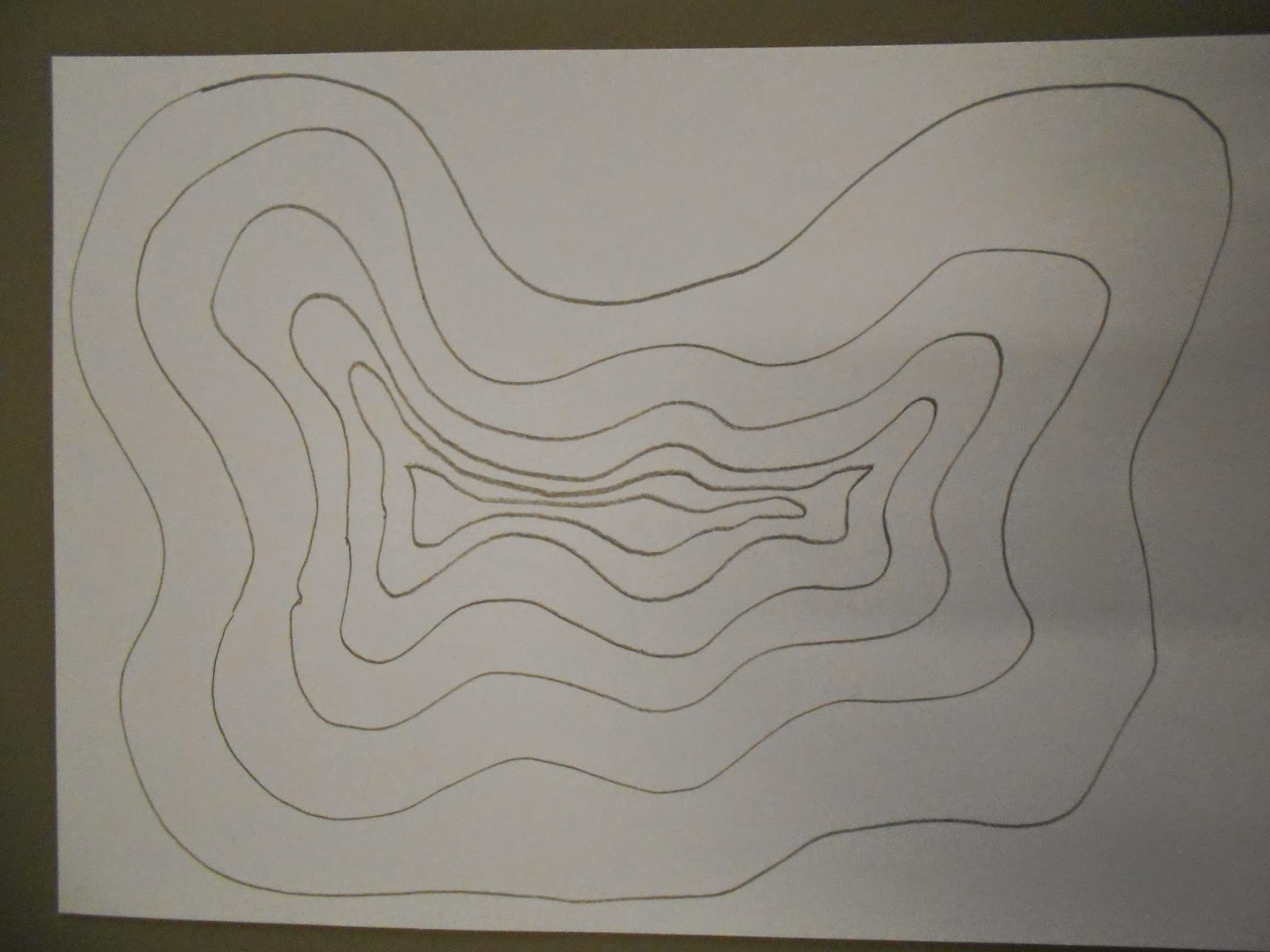 Bricks &amp; Wood- School Art Activities: Colourful Mountain Contour Maps