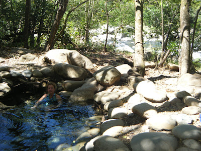 ©Exploramum and Explorason - enjoying the warm poolscaldera hot springs