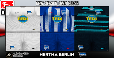 PES 6 Kits Hertha BSC Season 2018/2019 by Alessandro