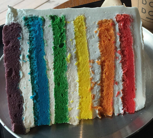 Tarta Arco Iris Para El Día Del Orgullo Lgtbi.
