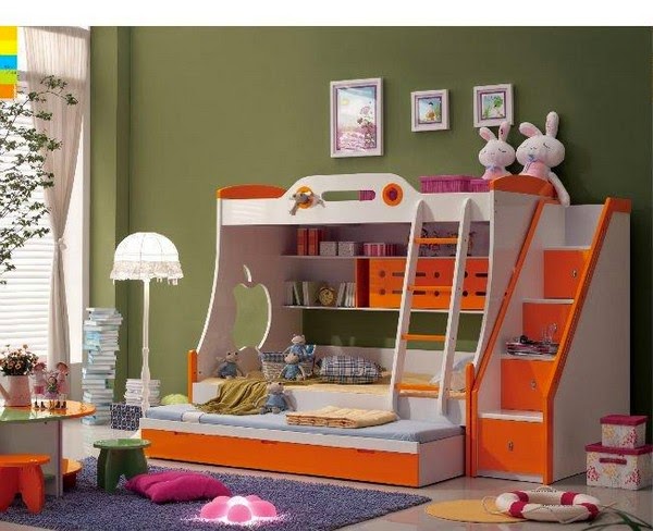 Sliding Bunk Children: Save Space