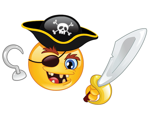 Pirate smiley