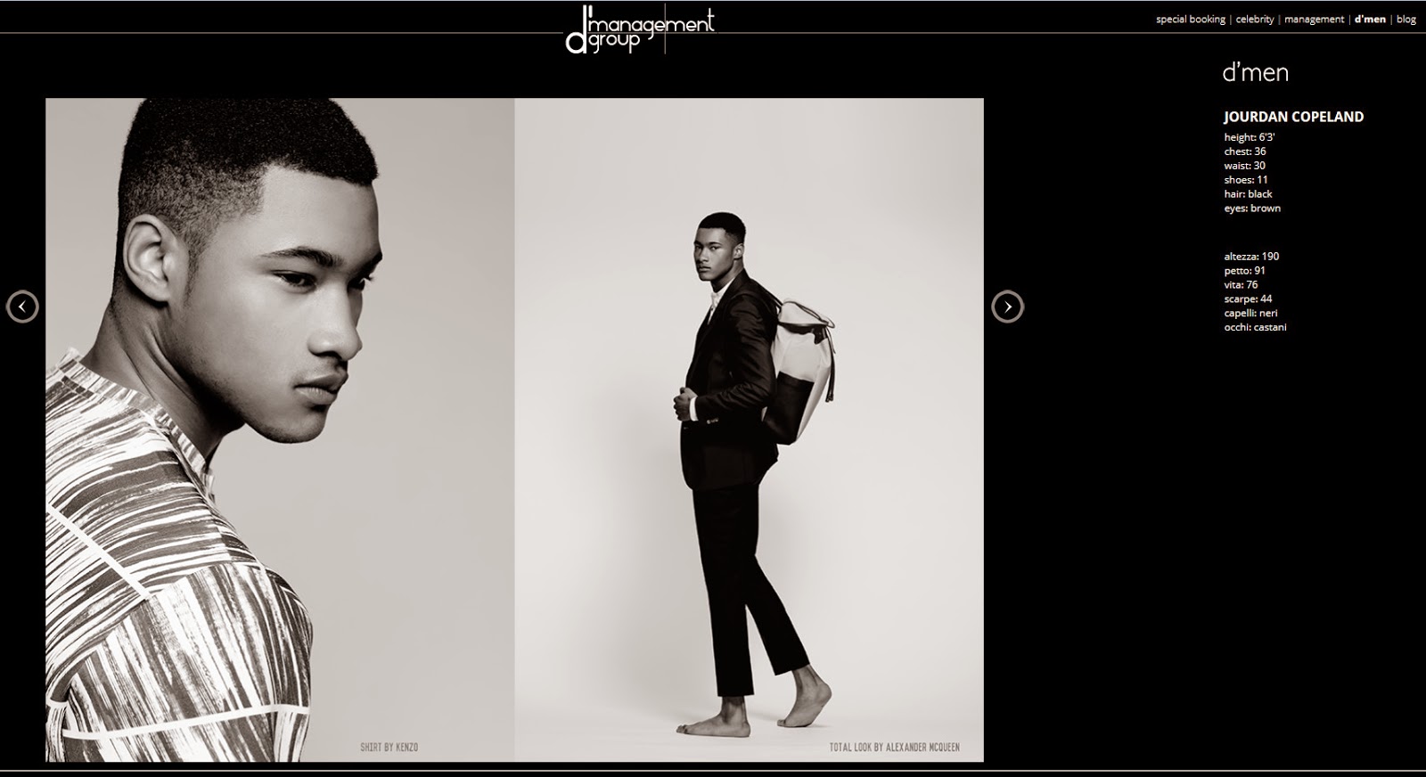 Jourdan Copeland @ dmanagement Group Milan