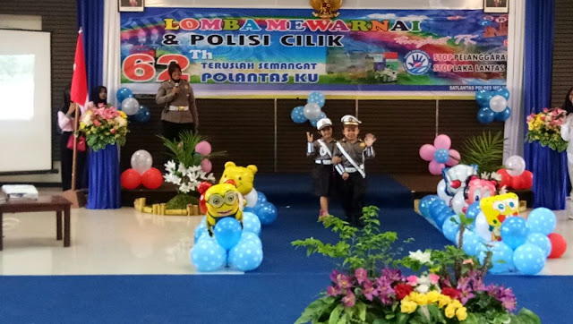 Lomba Polisi Cilik HUT Polantas ke 62 Polres Melawi