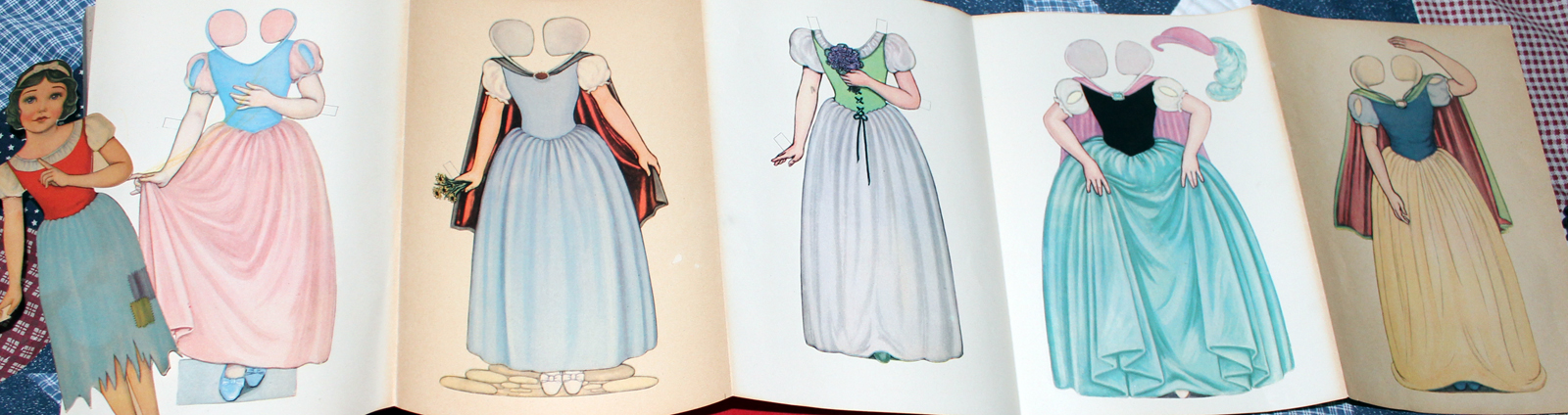Filmic Light - Snow White Archive: 1938 Snow White Cut-Out Dolls ...