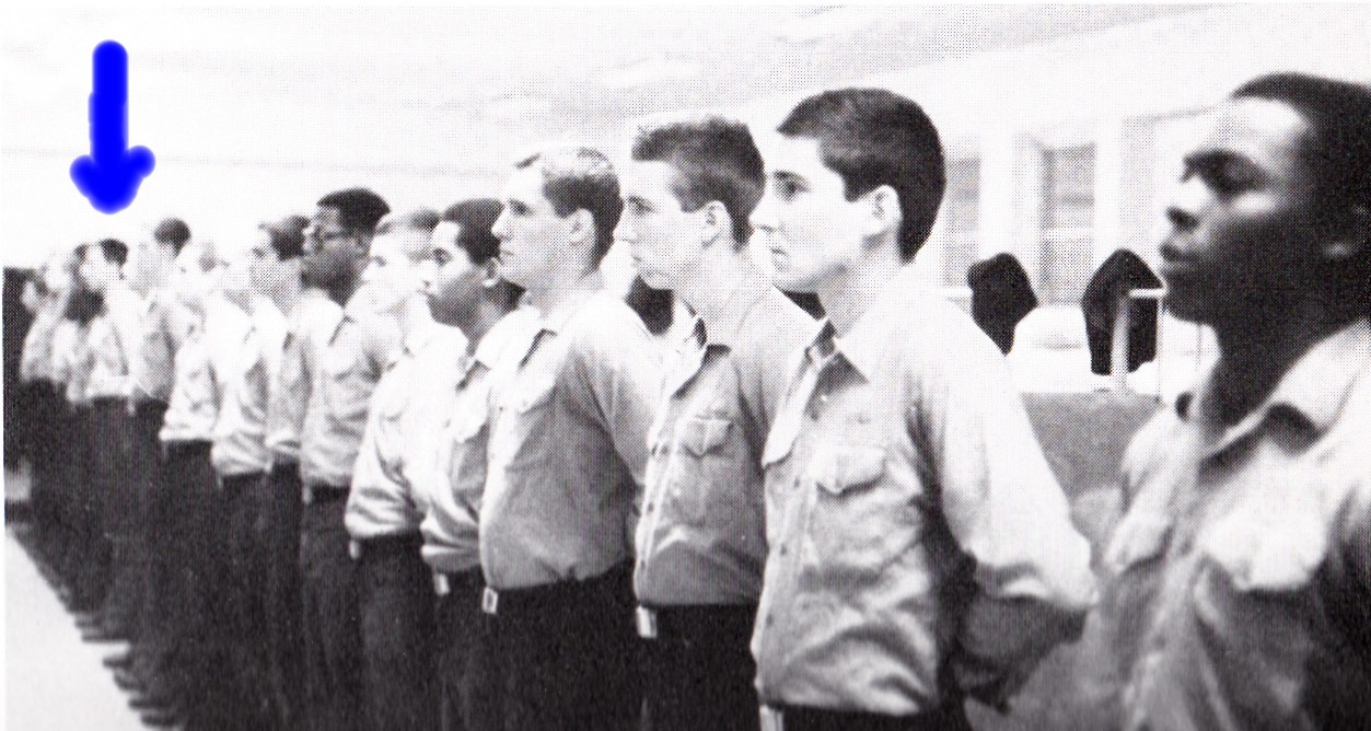Tommy Mondello lined up boot camp 1981 Orlando, FLA