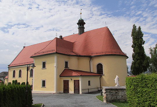 Kościół św. Bartłomieja w Czermnej z 1783 roku.