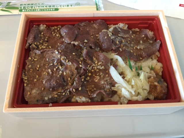 一人旅 子連れ旅 Jr東海 牛タン弁当 生姜炊き込みご飯 16年7月 夏