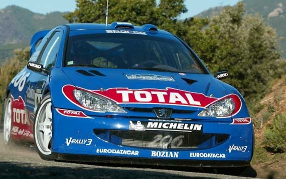 PEUGEOT 206 WRC #26 RALLYE France Corse 2002 THIRY 1/18